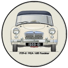 MGA 1600 Roadster (disc wheels) 1959-61 Coaster 6